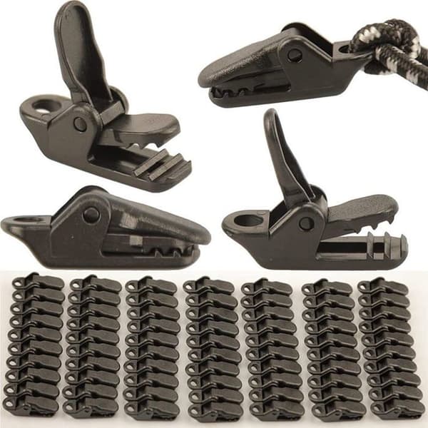 70 STK Camping PC Clips Dagsudflugt Clips Spænder Clips Spænder Fastgørelsesstifter PZCC