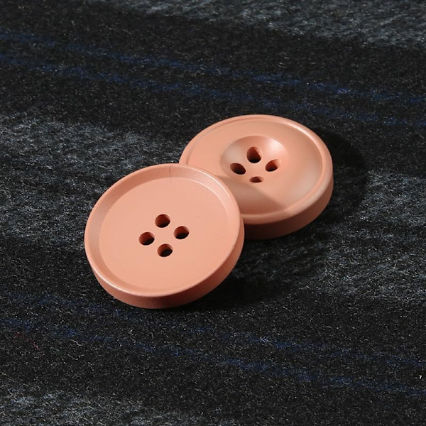 30 stk 20mm Runde 4 Hull Harpiksknapper, Premium Farger Klassisk Minimalistisk Runde Erstatningsknapper, Sy DIY Håndverk Knapper, Rosa