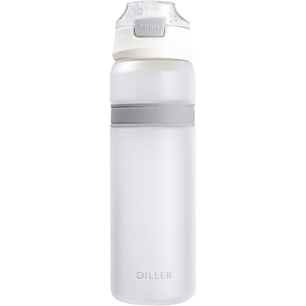 Vesi Pullo Pullot Olki 850ml Gmy Urheilu Aika Merkinnät Bpa Vapaa Pullo D37 (850ml, Valkoinen) White