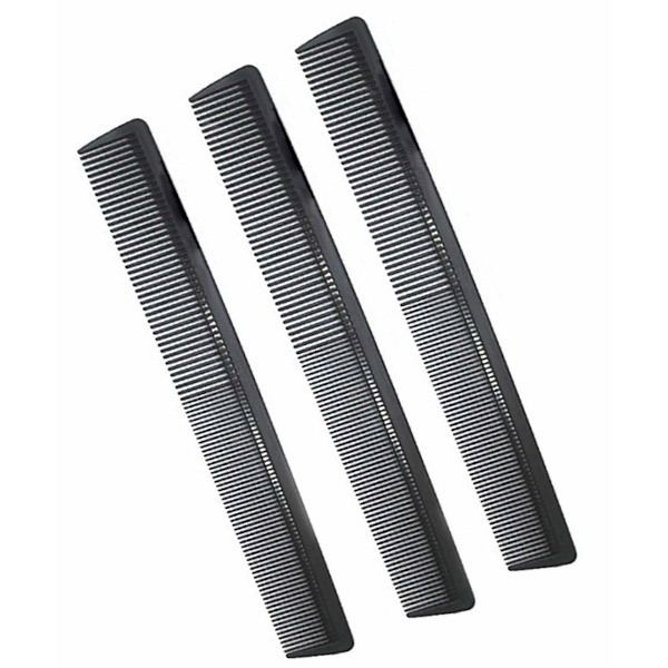 Kolfiber Klippkam - Professionell 20,7 cm Stylingkam för Alla Hårtyper, Fin och Bred Tandning