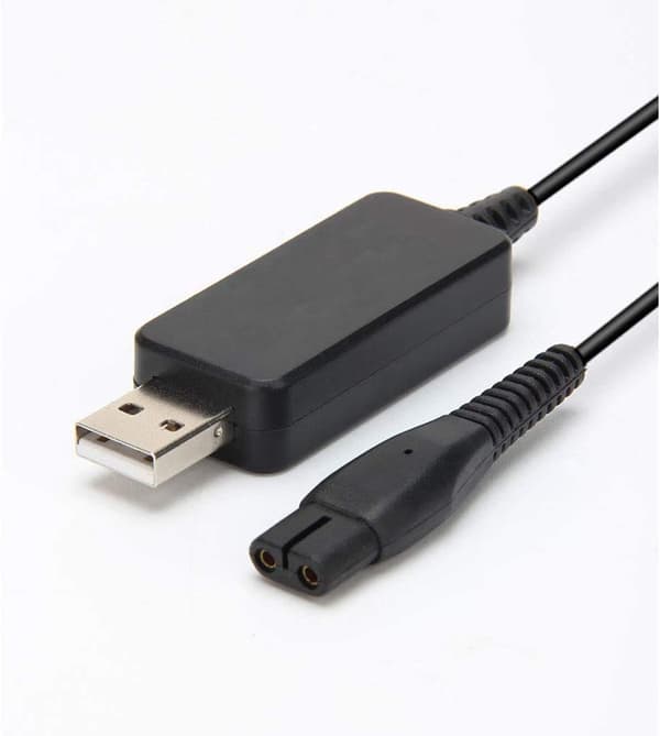 4,3V opladerkabel til Philips Shaver, USB-erstatningsstrømkabel til Philips  S300 S360 RQ311