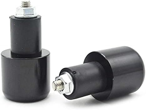2 stk. 7/8 tommer 22mm motorcykel styr ender prop Black