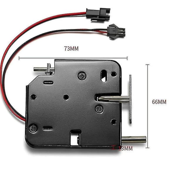 2x 12v 2a Intelligent Elektronisk Styrd Elektromagnetisk Lås, Skåplås, Access Control S -gt