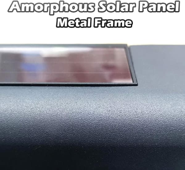 Husnummer, LED solcellelampe, høykvalitets solcellepanel utendørs vegglampe