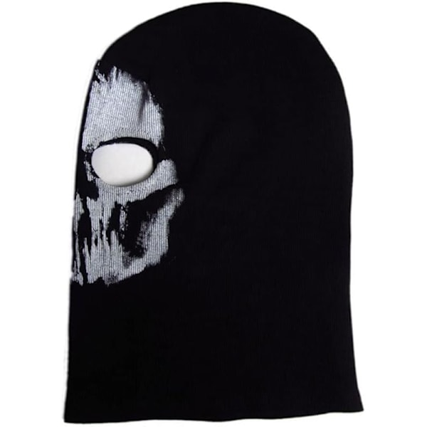 Unisex Ghost Print Strømpemaske Balaclava Maske God for Krigsspill Halloween Cosplay Print-3