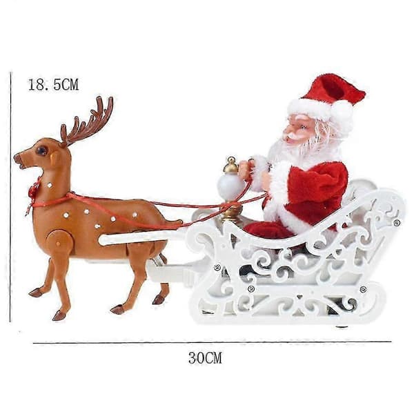 Juldekoration Santa och Älg Design Dockleksset Jultomte med Älg Jul