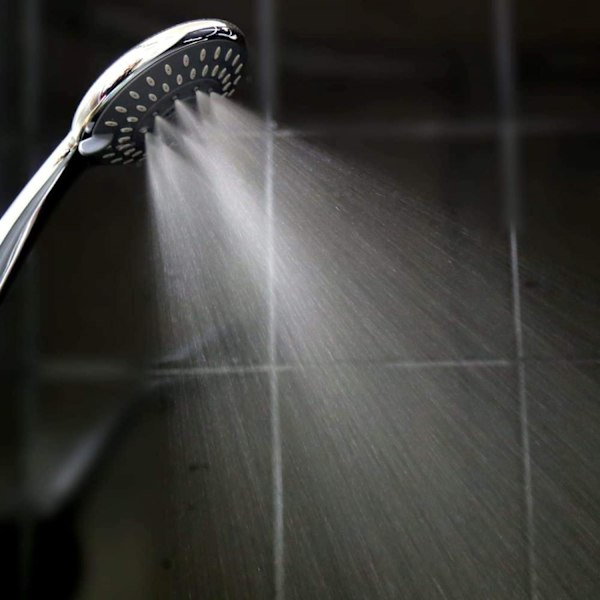 Dusjhode Universal Bath Shower Håndholdt Håndsett Krom 5 Modus Funksjon