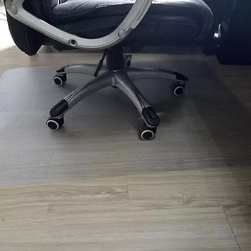 Beskyttende stolmatte 90x130cm - melkehvit