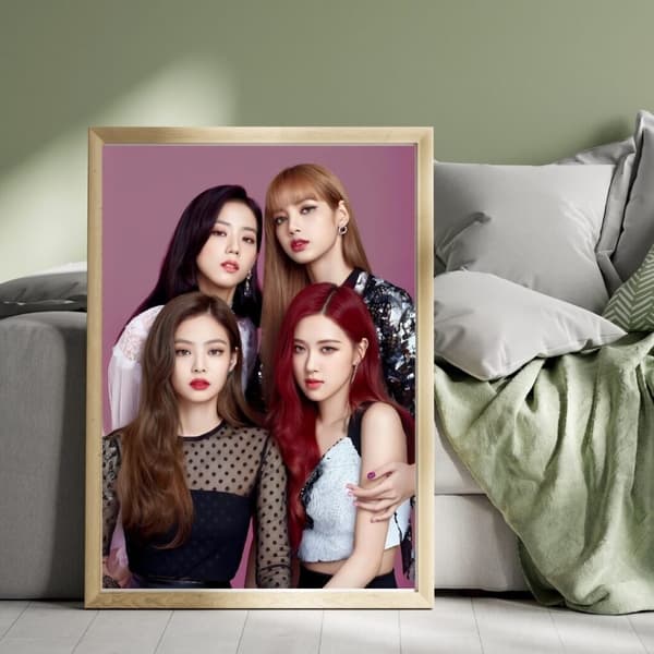 Blackpink Gruppfotoposter – Trendig & Modern Väggkonst 30×40 CM