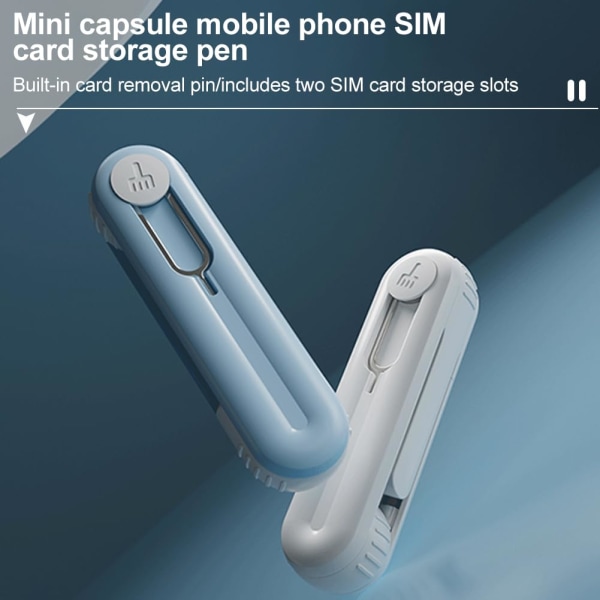 Rensesett for luftputer, rengjøringspenn for Bluetooth-ørepropper, 5 i 1 kompakt multifunksjonelt hodetelefonveske Rengjøringsverktøy med myk børste (blå, grå)