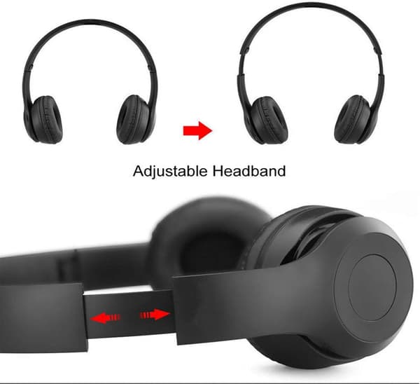 P47 Bluetooth 5.0 Trådløse Gaming Hodetelefoner Hvit