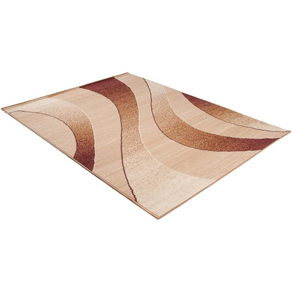 Mattan Vardagsrum Sovrum Modern Kort Lugg  Vågor Hållbar Matta Storlek - 80 x 120 cm (orange) orange