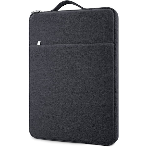 13 tommer bærbar computer sleeve vandtæt blød taske taske cover til MacBook Air 13 M2 M1 A2681 A2337 A2179(2018-2022)/MacBook Pro 13 M2 M1 A2338 sort