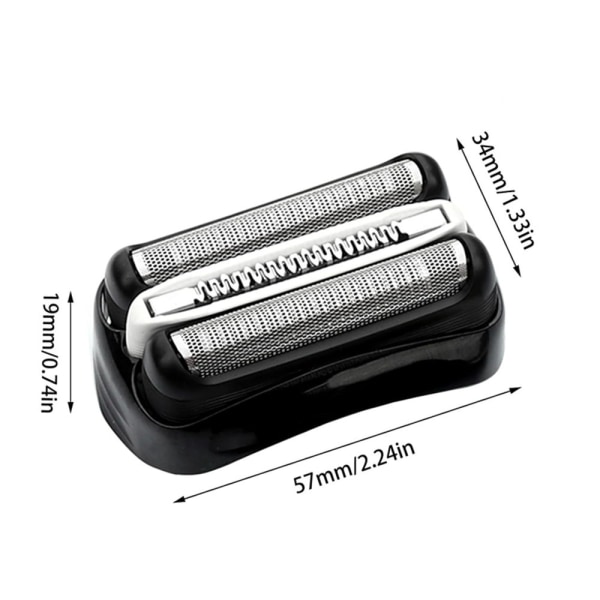 Ersättning rakhuvud och skär, rakbladhuvud för herrars elektriska rakapparater, våt- och torra ersättningshuvuden rakblad för 32B/32S/21B/21S