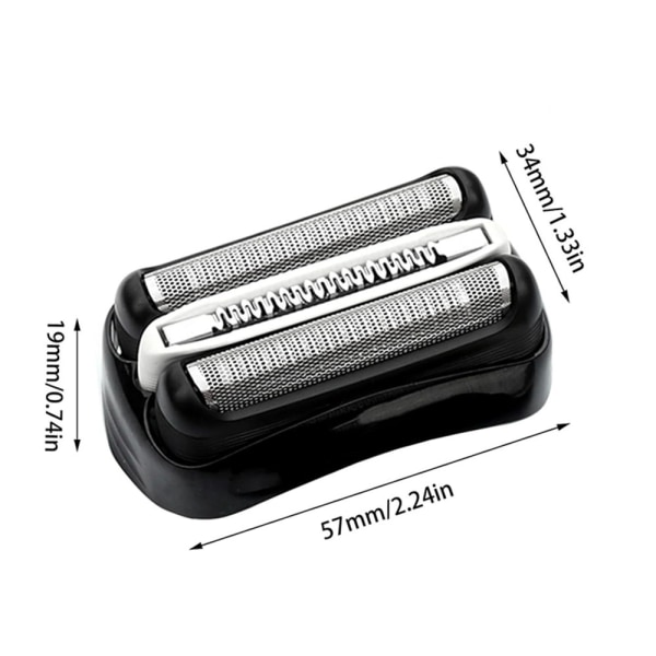 Erstatningsbarberblad og kutter, Barberhøvel Elektrisk barbermaskin for menn vått og tørre Erstatningshoder Barberblad for 32B/32S/21B/21S