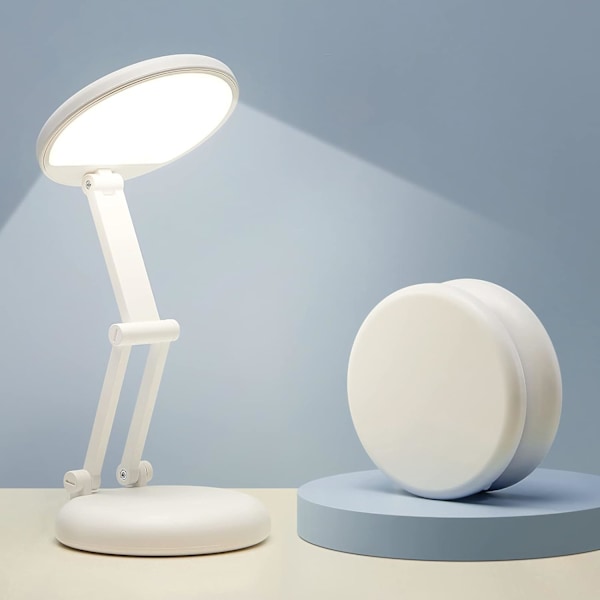 LED Bordlampe, Dæmpbar Bordlampe, 6400mAh Batteridrevet Bordlampe, Genopladelig Lampe til Soveværelse, Berøringslamper Natlamper