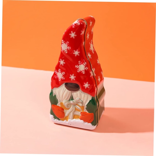 Æske Æske Jule Candy Box Julelys dåser Holiday Treat dåser Julebeholdere til gaver Kiksebeholder Lille