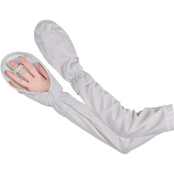 Arm Sleeves, UV-skyddshandskar Arm Sleeve för kvinnor Lös passform - UPF 50+ Kylning Hudskyddande överdrag, Grå