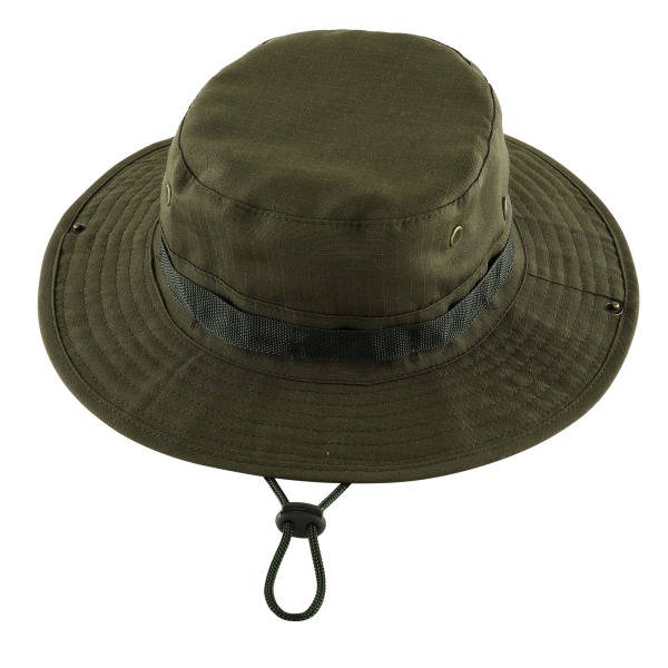 Bucket Hat Boonie Cowboy Hat Leveälieriset lippalakit Kalastushattu säädettävällä hihnalla