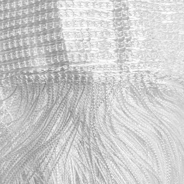 Frynsegardin 100x200 cm 1 par Hvid White