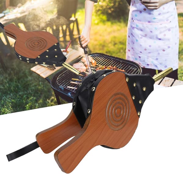 Pejs Blæser, Træ Manuel Pejs Blæsebælge Værktøjer til Udendørs Camping Grill