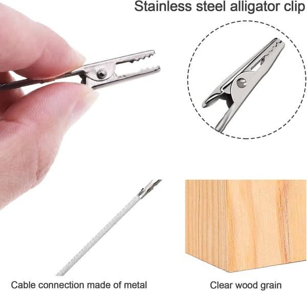 20 stk Memo Clip Holder wood