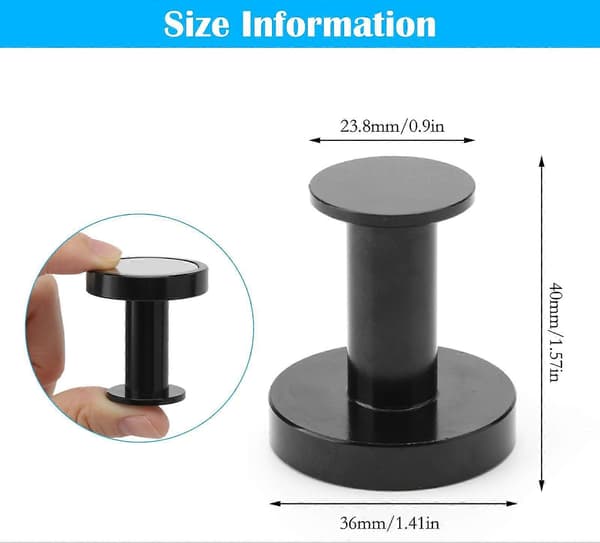 2 stk. formet kreativ metal magnetisk tegnestiftkrog