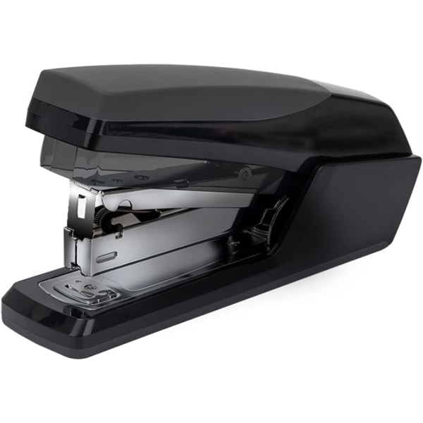 Skrivebordsstifter Kommersiell stasjonær stiftemaskin, 40 arks kapasitet bærbar slitesterk metallstiftemaskin (svart)