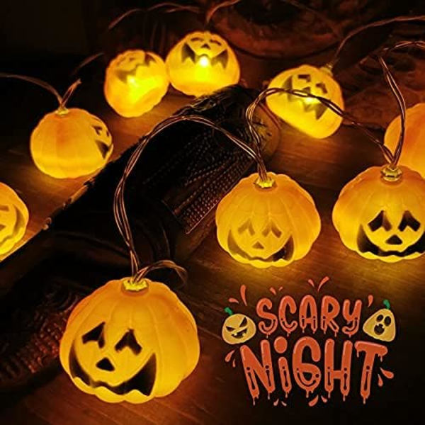 3 metriä pitkä Halloween-kurpitsajonon valot