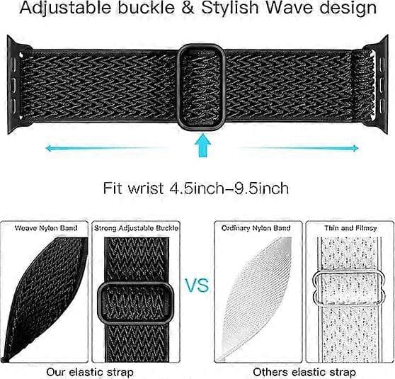 1 stk. nylon elastisk enkel løkkestropp, justerbar erstatningsstropp