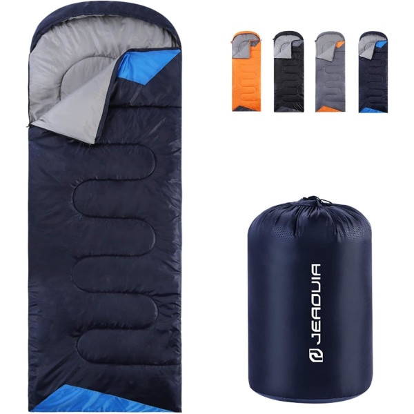Sovsäckar för vuxna Backpacking Lätt vattentät， Sovsäck för kallt väder för flickor Pojkar Herr för varm camping vandring utomhus