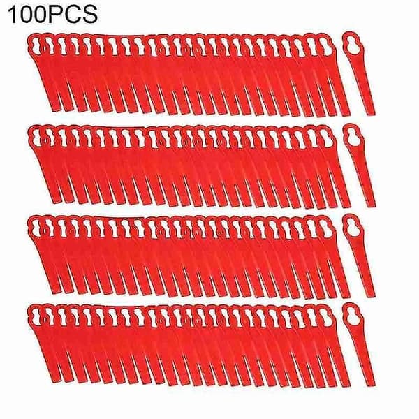 100 delar ersättnings trimmer Einhell plast trädgård gräsmatta spets trimmer gräs Einhell trädgårdsarbete Red