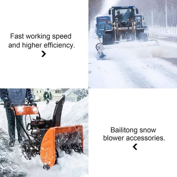 Briggs & Stratton Snöslunga Skum Snöplog Tillbehör för Vinterstädning Odipie