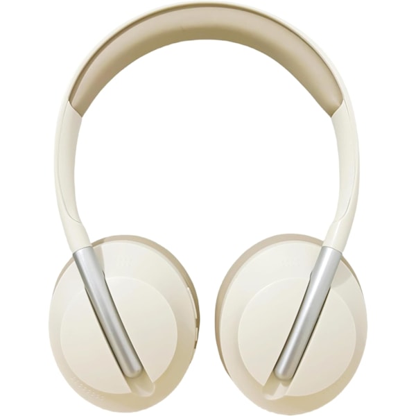 Bluetooth 5.3 Trådløse Hodetelefoner med Bass og Stereolyd, Over-Hode Hodebøyle, Åpen-Øre Headset (Beige)