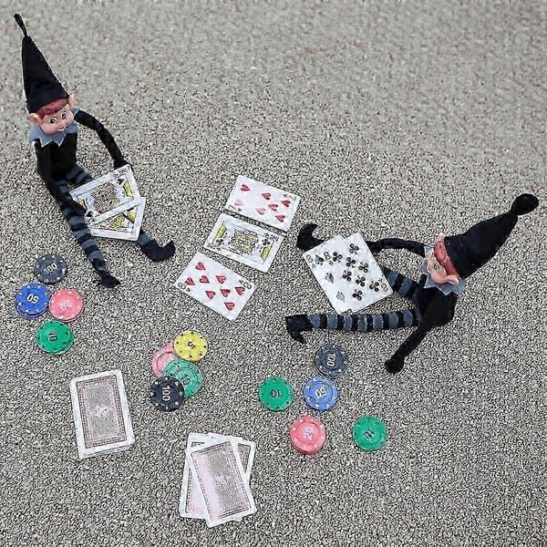 Elves Behavin Badly Elf Blødt Legetøj med Lange Ben Krop Sort Julepynt
