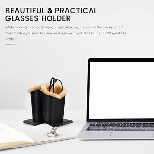 Vertikal glasögonhållare, svart Black