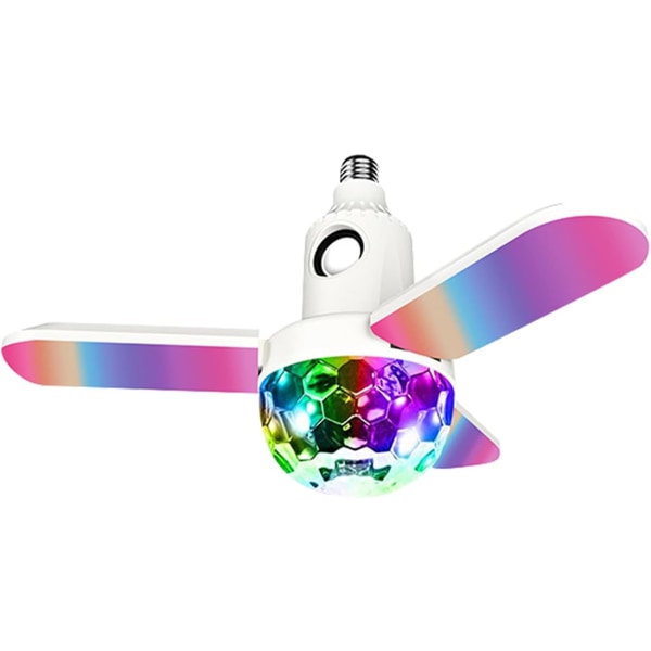 Bluetooth 5.0 RGB Light Lasten tuulettimen muotoinen yövalo taitettavalla värinvaihtolampulla 120 x 240 mm
