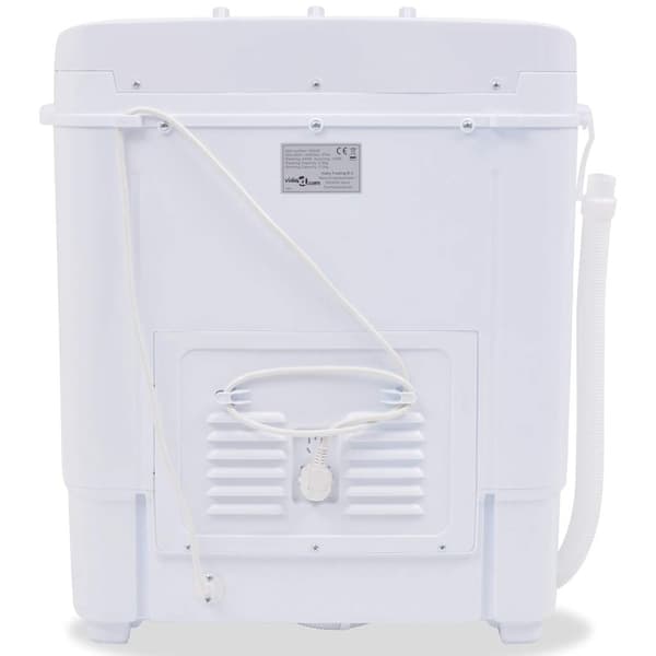 vidaXL Mini dobbeltromle vaskemaskine 5,6 kg