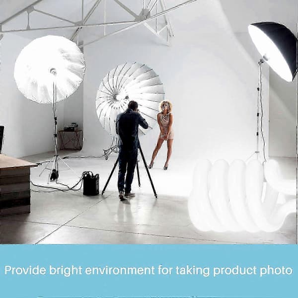 Daylight nced E27 45W 5500K Studiolampe til Fotografering og Video