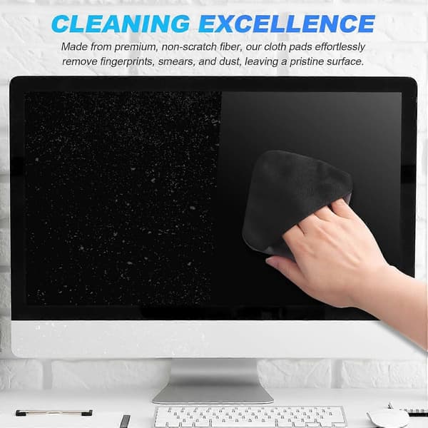 2 st Bil Touch Screen Rengöringsdukar, Microfiber Bilinstrumentbräda Display Rengöring
