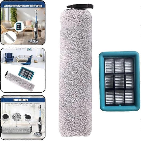 Passer til Combo113 fejemaskine klud tilbehør 8 stykker udstyr med moppepude klud