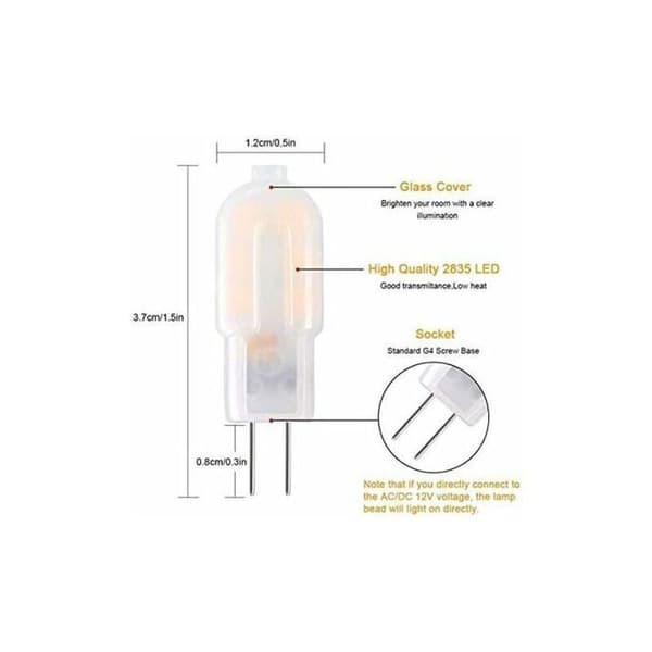 Ampuller G4 LED 5-Pack 15W Halogenekvivalenter 12V ODIPIE