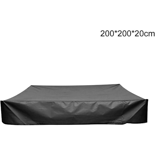 1 stk sandkassedeksel Oxford-stoff sandkassebassengdeksel (200 cm)