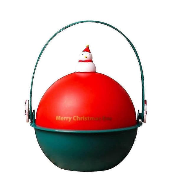 Julaftons Jul Frukt Presentförpackning Julklappsförpackning Jul Snögubbe Låda God Jul -DF