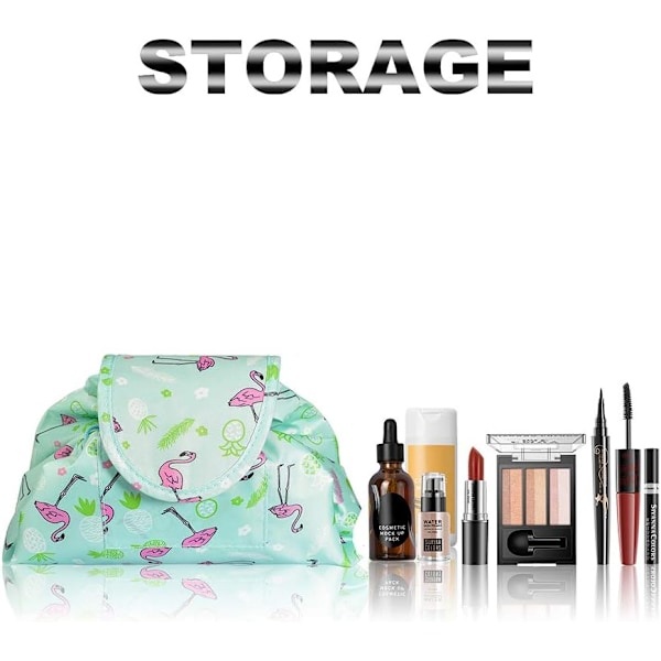 Makeup-tasker (Blå Flamingo)