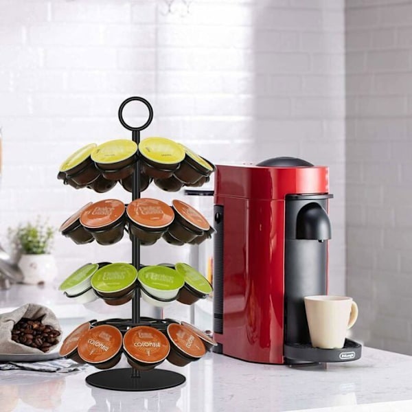 Kapselhållare Förvaring Kapselhållare för kaffekapslar Kompatibel med 36 kapslar Kan rotera 360 grader ODIPIE