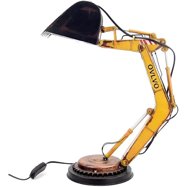 Gravemaskine skrivebordslampe Unik bordlampe Led 20*12*12cm