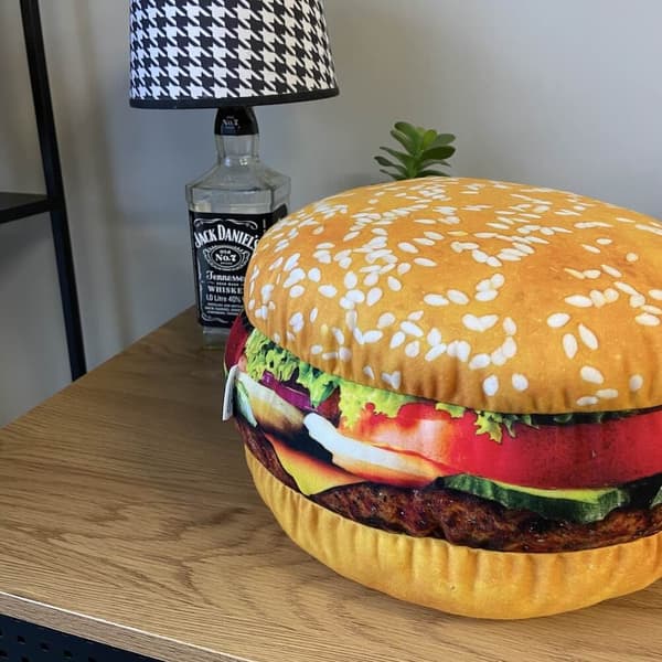 Stor pude formet som en Burger stor Hamburger
