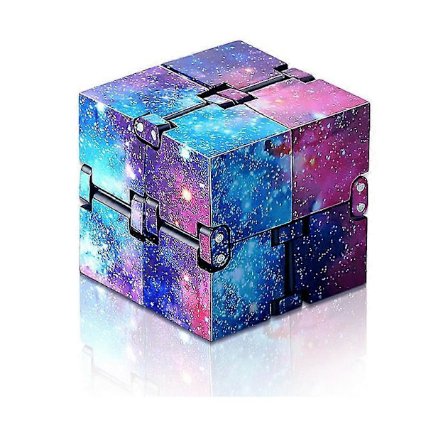 Infinity Cube Fidget Blocks Leke, Magic Infinity Cube Skrivebordsleke Mini Sensoriske Leker Stress
