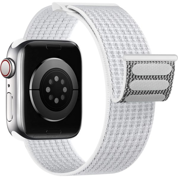 Watch ，Kompatibla med Apple Watch -remmar 38/40/41mm Kvinnor Män,Uppgraderade mjuka watch för iWatch-serien 9 8 7 6 5 4 3 2 1 SE Reflexive White Reflective White